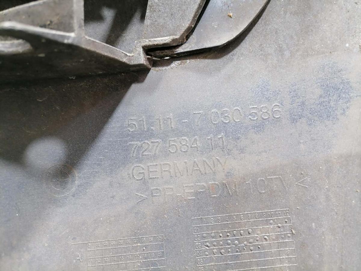 BMW 3er E46 original Sto&szlig;stange Stossf&auml;nger vorn Silbergrau A08 Facelift ab 2001 Bj.2004